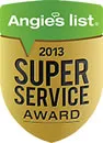 2013 Angie's Super Service Award